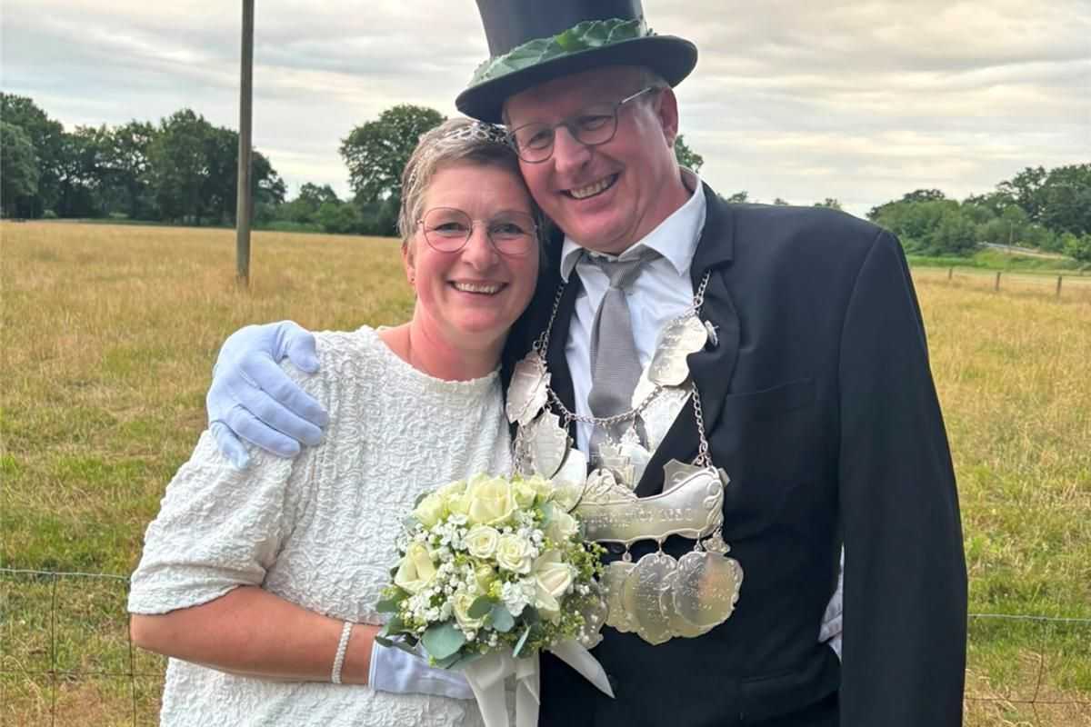 Zur Königin wählte er seine Frau Marion. Foto privat