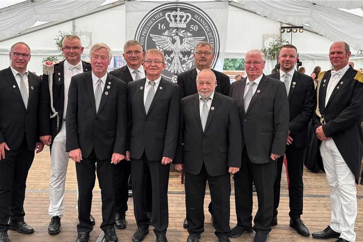 Seit 40 Jahren sind diese Herren in der Gilde aktiv. | Foto: MSG